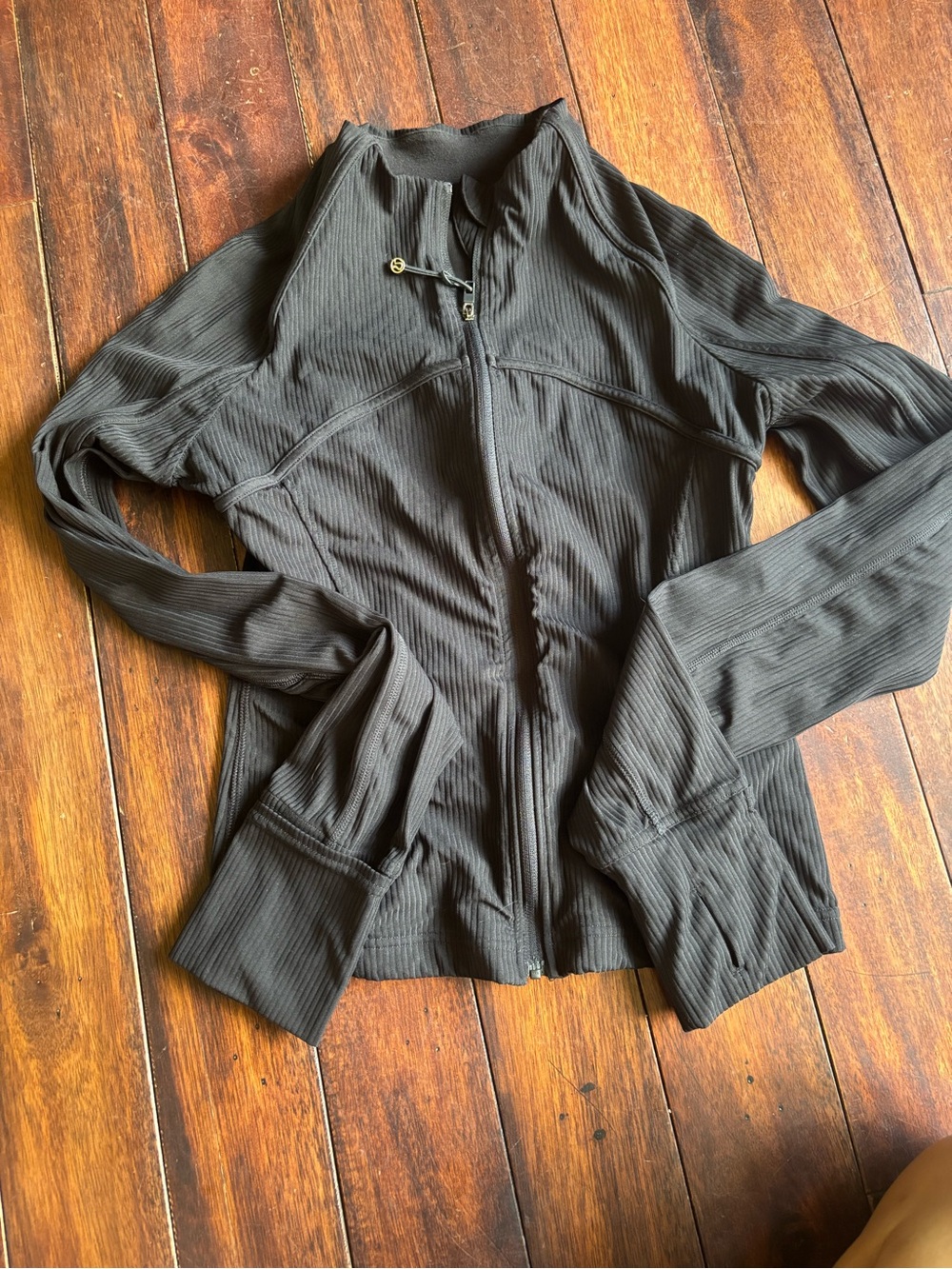 Lulu ribbed define jacket